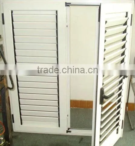 Wanjia Upvc Louver Shutter Window Design Foshan Factory