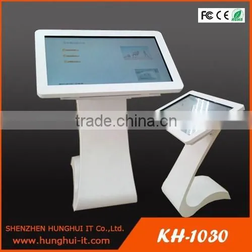 Viewing Angle Adjustable Landscape Touch Screen Information Interactive Kiosk photo-2