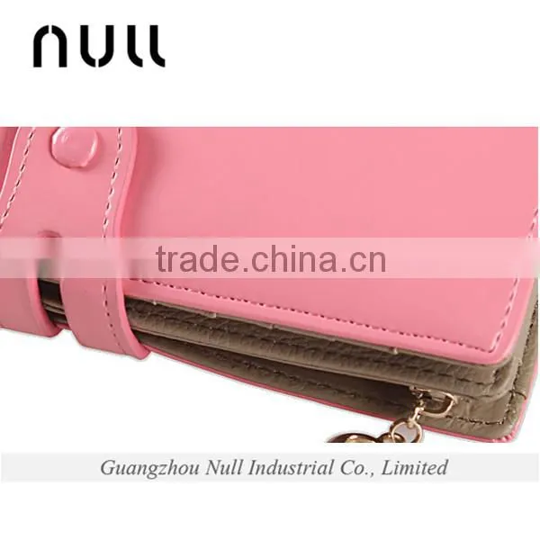 2015 Latest Promotion OEM Custom Handmade Fashion Wallet Leather Purse photo-4
