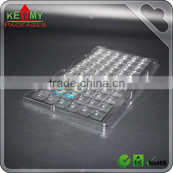 Custom Electronics 6*10 Components Clear Packaging Tray, 6*10 Cavities Custom Clear Packaging Tray for Electronics photo-6