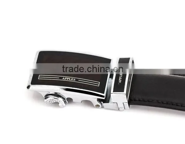 Experienced Factory 2016 New Arrival Custom Fitted Simple Style Premium Quality Mens Black Belt photo-3