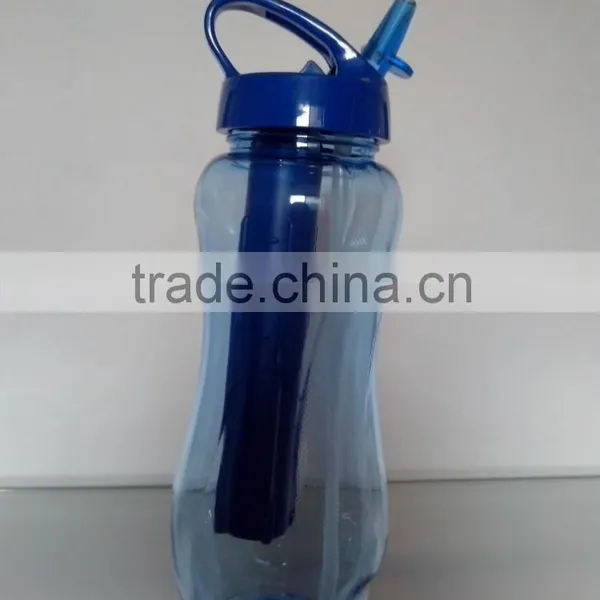 Best Selling Plastic Drinking Bottle With Ice Tube photo-4