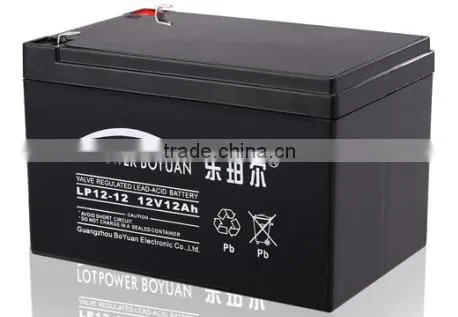 Guangzhou Best Selling 12 Volt 12ah Deep Cycle Vrla Battery