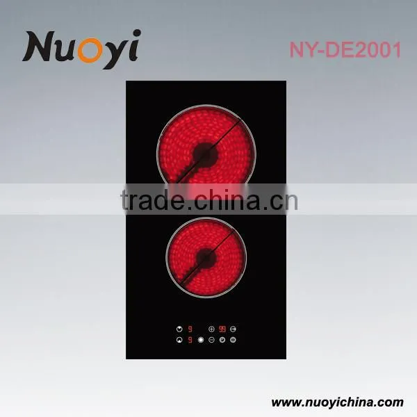 Convenient Black Ceramic Panel Large Induction Cooker With Knob Control photo-3