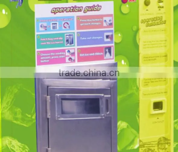 Energy Saving Convenient Multifunction Self-Service Ice Vending Machine For Bagged Ice Or Bulk Ice photo-3