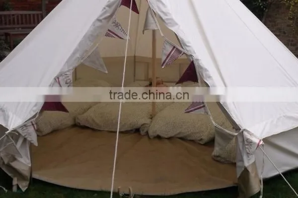Bell Tent , 100 % Cotton Canvas Waterproof