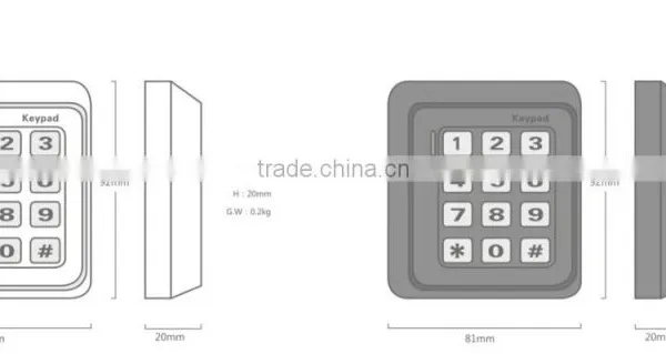 Lumos Digital Backlit Keypad Access Control photo-4