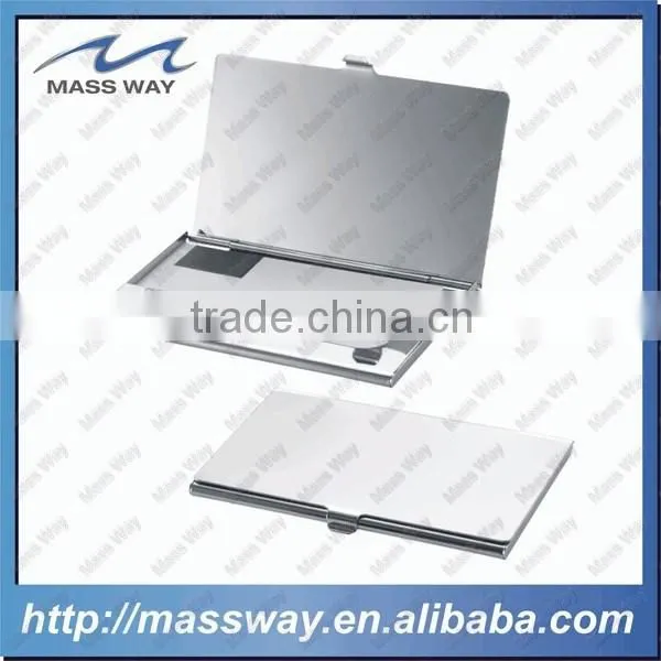 Blue Single ID Metal Aluminum Business Name Card Holder photo-3