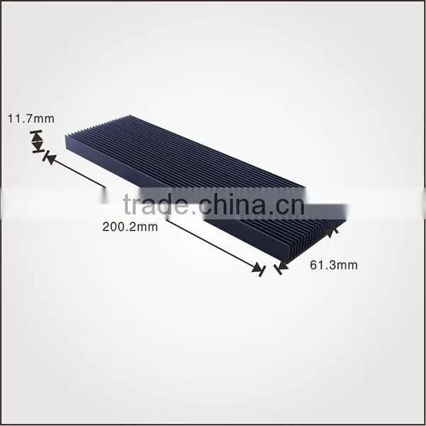 Customized 6063 Material With Anodized Extruded Heatsink Aluminum photo-3