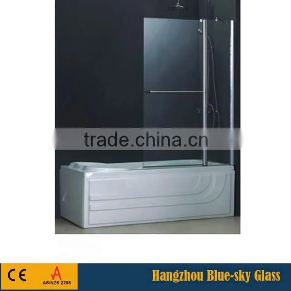 LT 10mm Thick Cut to Size Clear Toughened Glass for Shower Enclosure