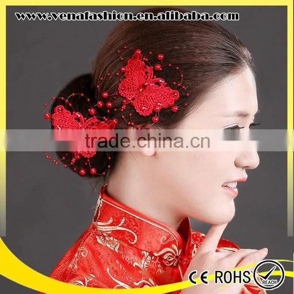 Fashion Stone Hair Clips for Hair, African Butterfly Hair Clips photo-5