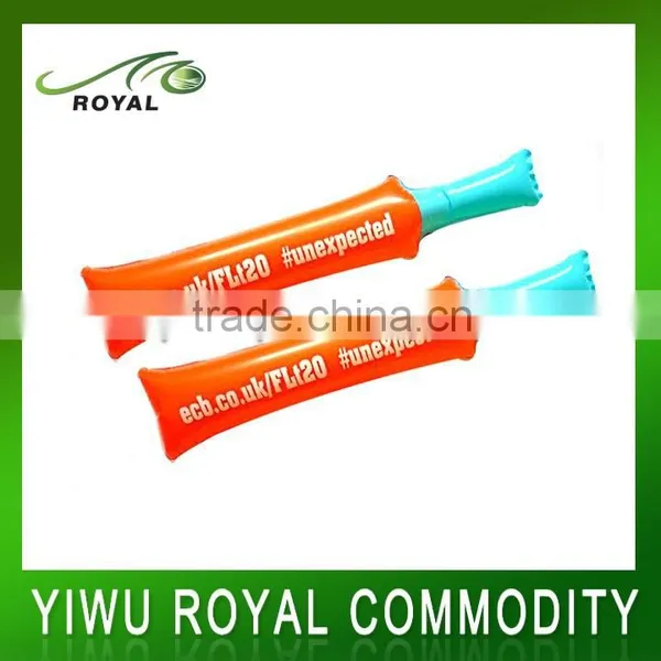 Custom Shape Pom Pom Inflatable Balloon Cheering Stick