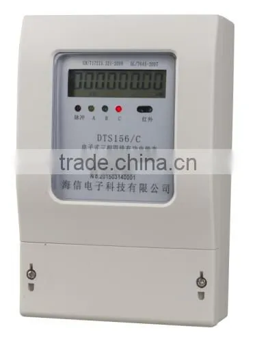 Three-phase Electric Digital Kilowatt Hour Meter,DTS156,DSS156,LCD Type