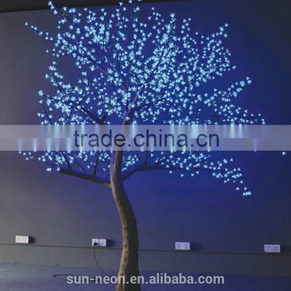 2.5m High Simulation Led Artificial Cherry Blossom Tree With Leaves For Decoration photo-3