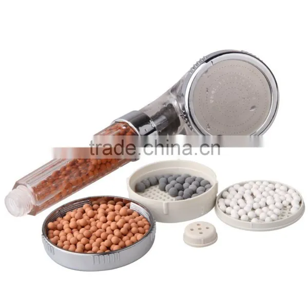 Filtered Hand Held Shower Head Filtration, High Pressure Rainfall Spa Water Saving, Negative Ionic Ion Flow Filter Handheld Show photo-5