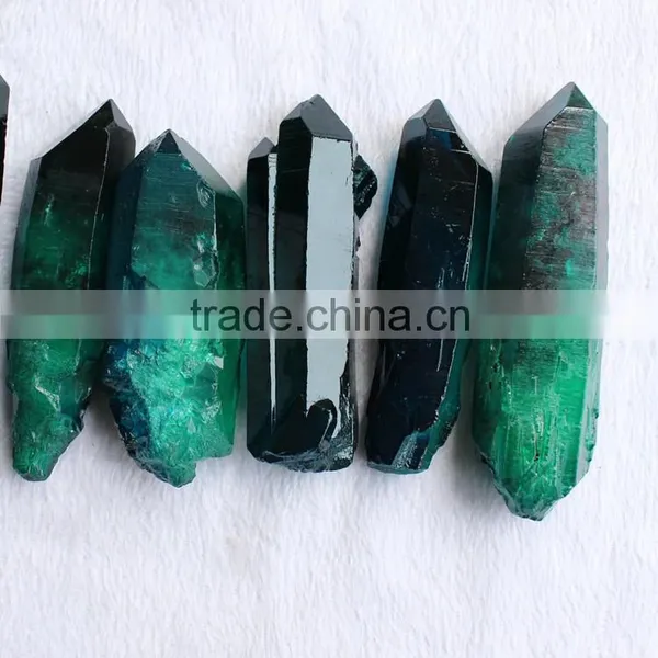 Rainbow Aura Quartz Points Crystals Healing Stones photo-5