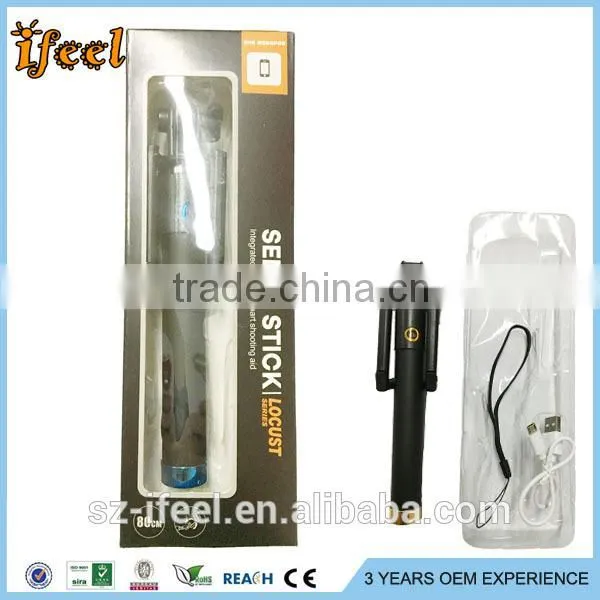 Bluetooth Monopod Selfi Stik Selfie Stick Extendable Bluetooth Monopod photo-6