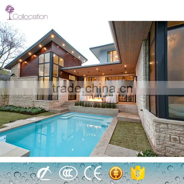 Europe Modern Customized Fixed Aluminium Windows With the Grill Design