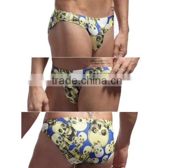 Sexy Skull Men Swimwear Briefs Men's Swimwear photo-2