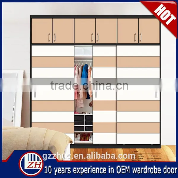 Home Furniture Bedroom Wardrobe Door Design Closet Sliding Door Wooden Wardrobes Cabinet Modern Model Wardrobe Door Fittings photo-2