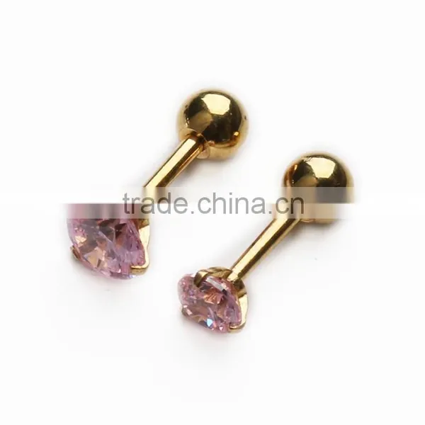 Piercing Jewelry 2016 Surgical Steel Ball Cartilage Custom Made Stud Earring photo-4