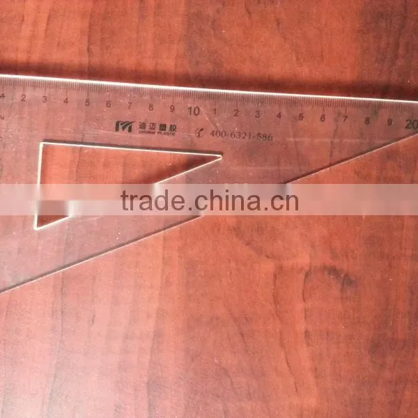 Custom Acrylic set square/Acrylic ruler/Professional China factory