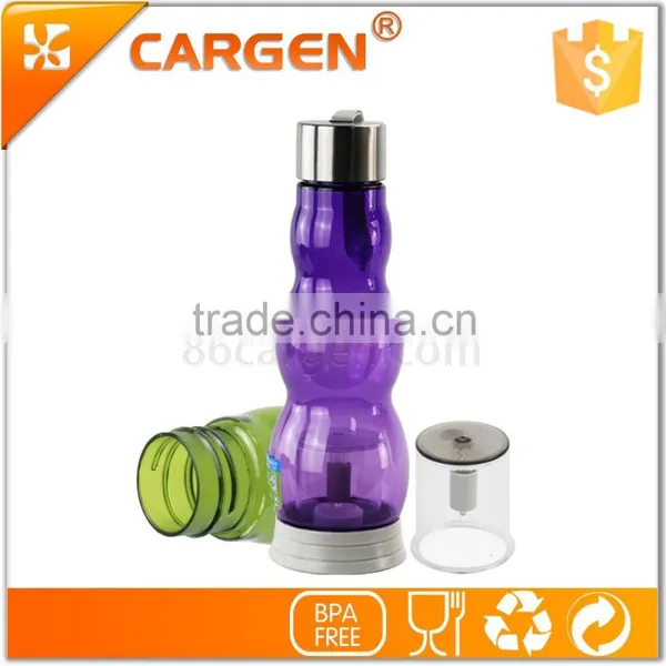 Wholesale Sport Clear Plastic Tea Filter Water Bottle