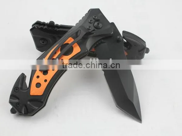 OEM Folding Rescue Knife With Orange Handle photo-5