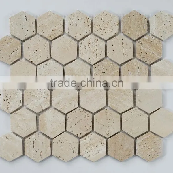 Home and Hotel Decoration Floor Bathroom Tile Many Colors Hexagon Mosaic
