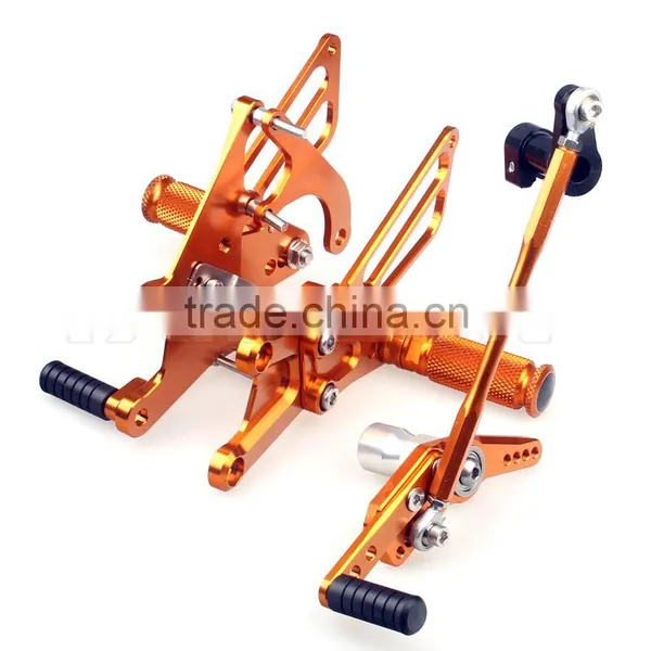 CNC Alloy Aluminum Adjustable Motorcycle Rearsets Rear Set For Honda CBR600RR CBR1000RR CBR900RR photo-2