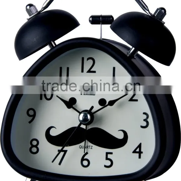 Pearl Mini Metal Bell Alarm Clock PT261 photo-2