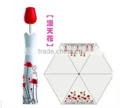 ROSE UMBRELLA, Rose Vase Umbrella of Love photo-2