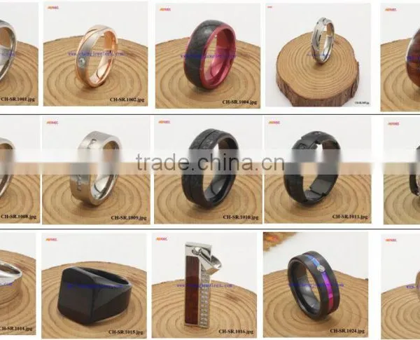 Wholesale Price Fashionable Titanium Ring New Designs Titanium Jewelry