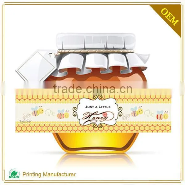 OEM Drink Bottle Printer Label Sticker Stickers For Honey Jars CMYK Printing Factory photo-4
