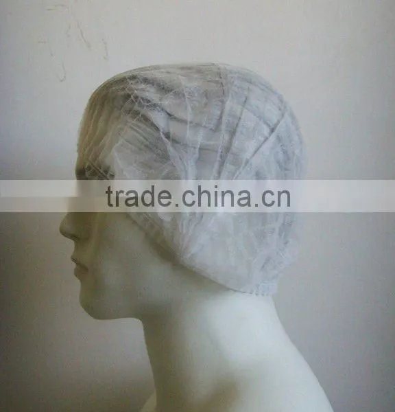 DISPOSABLE MEDICAL HIGH QUALITY NONWOVEN MOB CAP photo-2