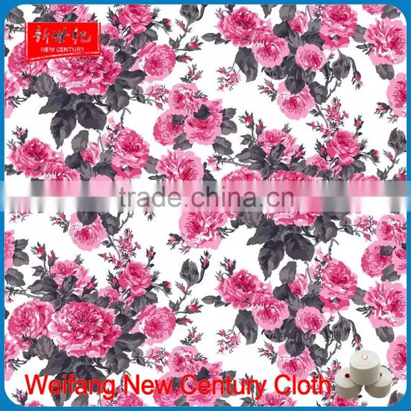 Cheap Printed Style 100% Viscose Fabric Price for Women Dresses/scarf photo-6