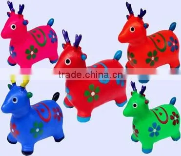 Factory price Inflatable animal jumping deer ,High quality and funny PVC Inflatable jumping deer for sale