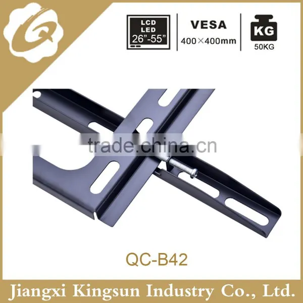 China Supplier 2016 Low Profile Fixed Cold-rolled Steel Black Lcd tv Mount 32"-55"screen photo-6
