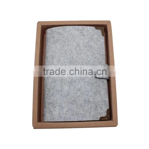 China Factory Wholesale Felt Notebooks and Diary With Clasp photo-6