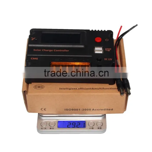 PWM LCD Solar Panel Battery Regulator Charge Controller 12V 24V photo-2