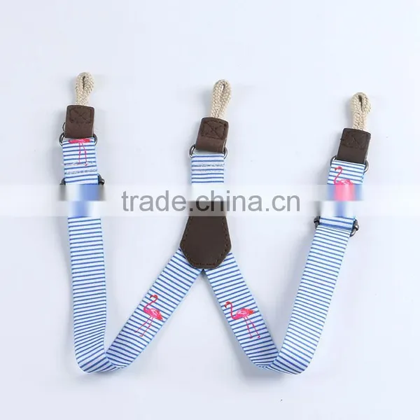 Elastic Suspenders Belt Adjustable Hole Braces Cartoon Print Suspender photo-2