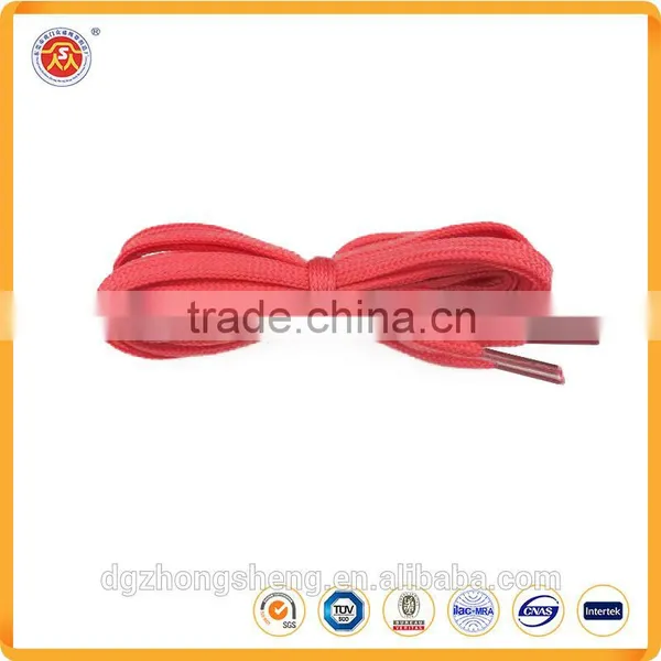 2016 Wholesale Customized Colored Cheap Bright Coloured Cotton Shoelace photo-6