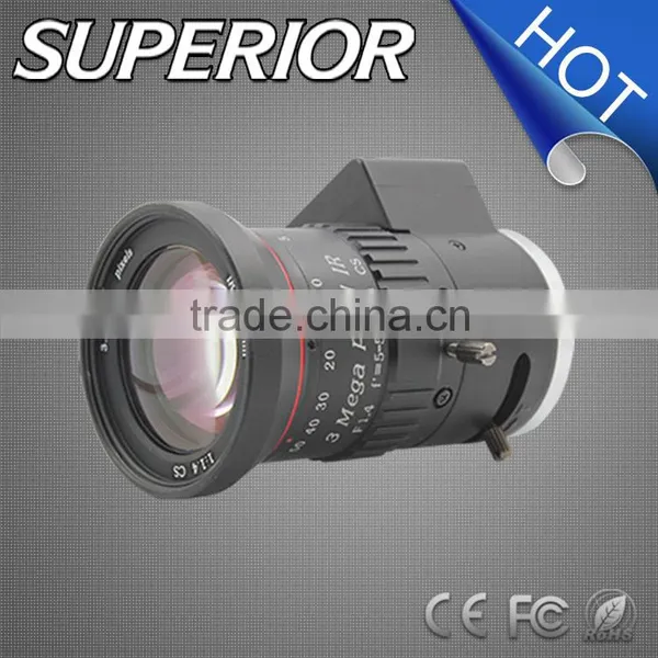 Hot Sales! Quickly Delivery! Camera hd 3 mp 1/2.7inch F1.4 cs Mount 5-50 mm Zoom Lens