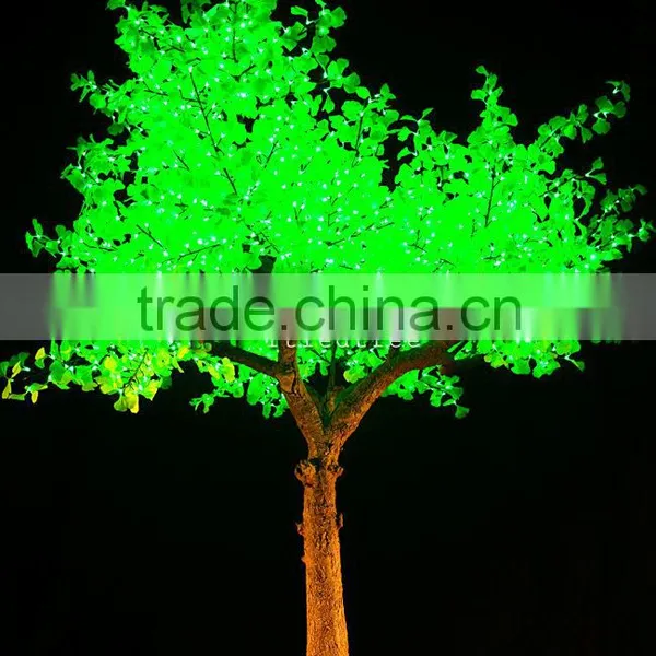 Waterproof Ginkgo Leaf Artificial Led Light Tree photo-3