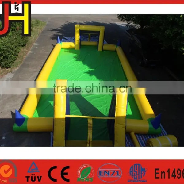 2016 Professional Supplier Inflatable Water Soap Soccer Field for Sale photo-6
