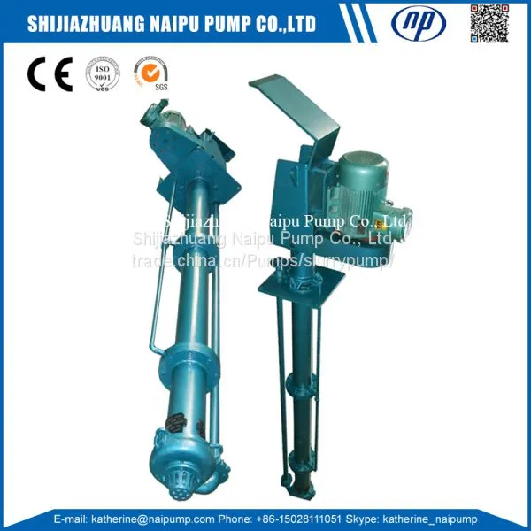 SP Vertical Type Sump Pump for Delivering Abrasive