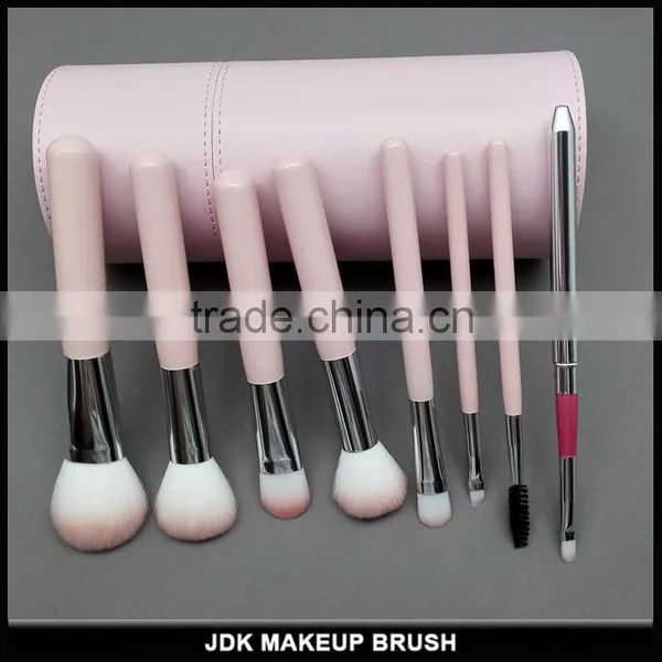 Beauty Pink 8 Piece Brush Set Makeup Tool Wholesale Makeup Brushes Private Label Makeup Brush Set With Case photo-3