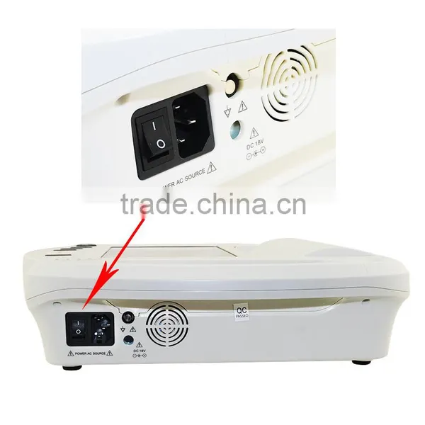 Handheld Touch Screen Digital 12 Channel 12 Lead Resting Electrocardiograph ECG Machine EKG Monitor 1212A photo-3
