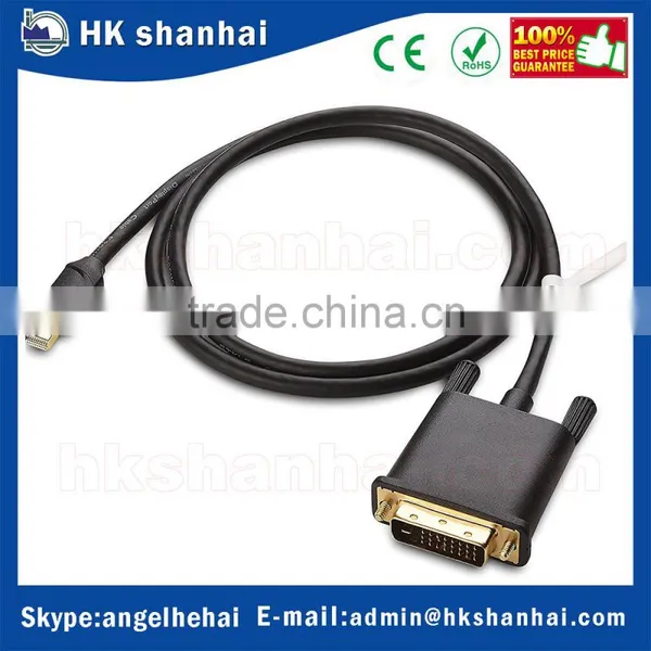 2016 dp Cable 1080P/ 1920x1200 Apple DVI Extend Second Monitor Cable Thunderbolt 2 Port Compatible Mini Displayport to Dvi Cable photo-2