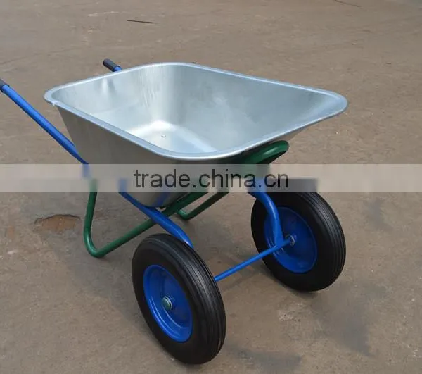 Heavy Duty Construction Two Wheel Wheelbarrow photo-3